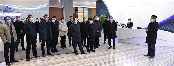 北京市代表团莅临米乐m6公司参观调研