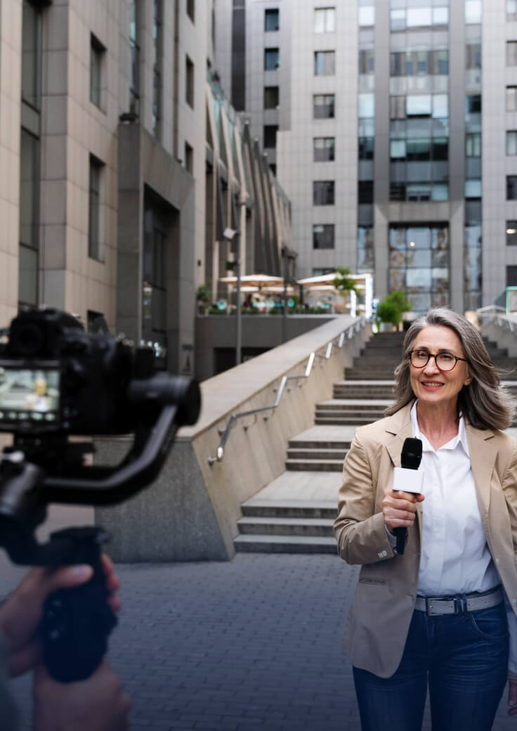 户外新闻报道采访-PA直营科技